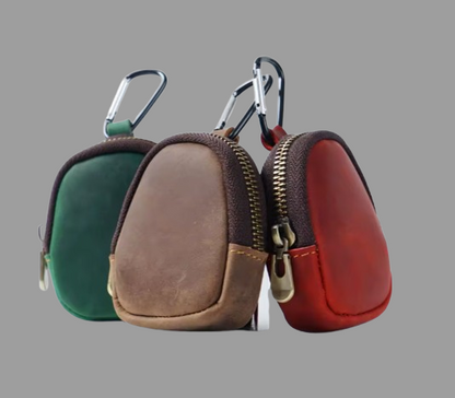 Crazy Horse Leather Coin Wallet